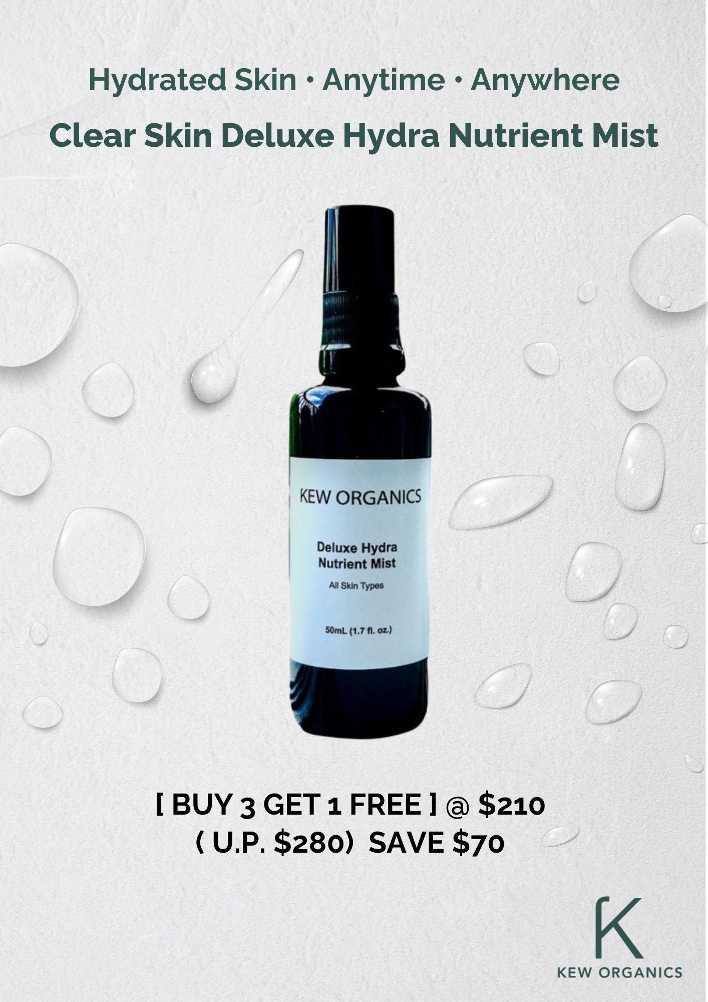 Clear Skin Deluxe Hydra Nutrient Mist Bundle